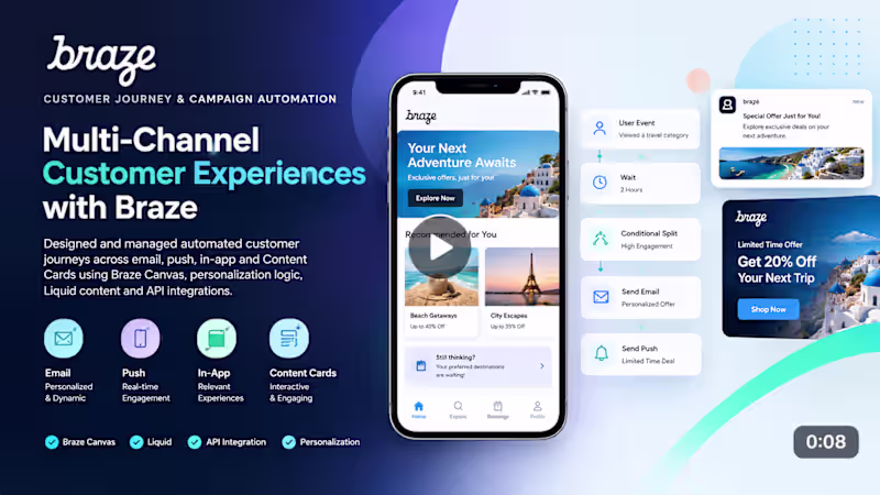 Cover image for Braze | Multi-Channel Customer Journey