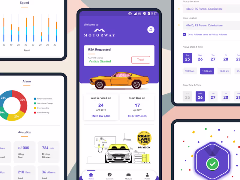 Cover image for Motorway RSA | On-Demand Mobile Roadside Assistance MVP