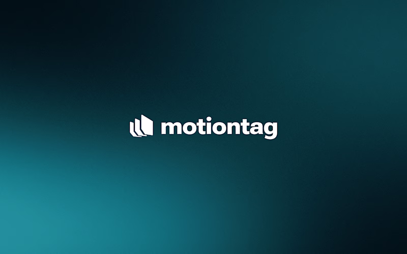Cover image for Motiontag Rebranding and Website
