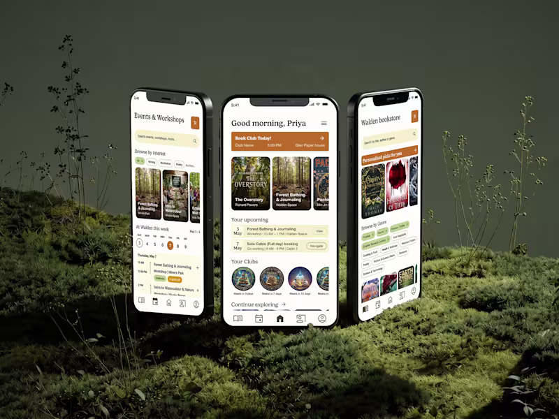 Cover image for UX/UI for Walden Mobile app