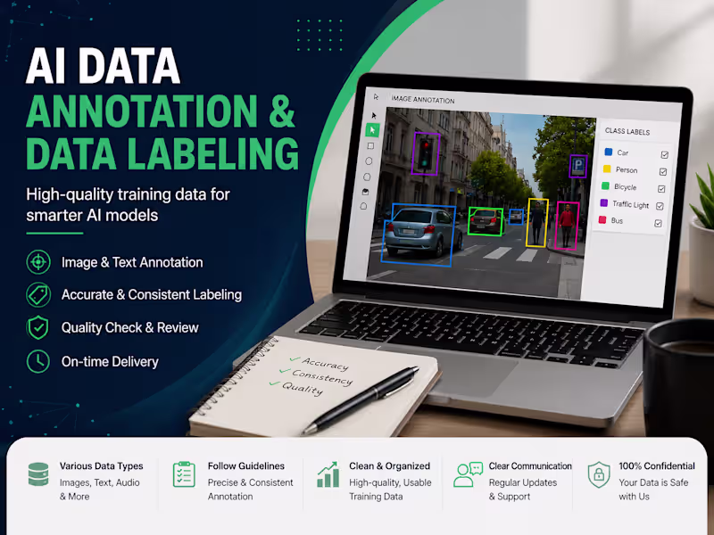 Cover image for AI Data Annotation & Data Labeling