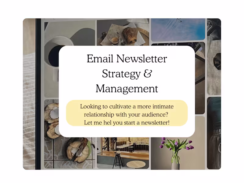 Cover image for Email Newsletter Strategy & Management