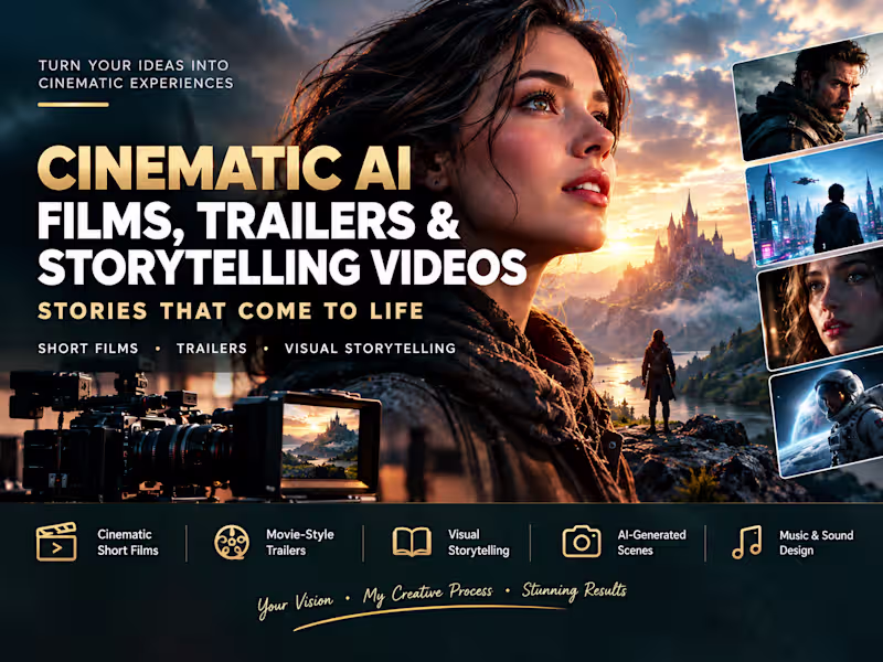 Cover image for Cinematic AI Films, Trailers & Storytelling Videos