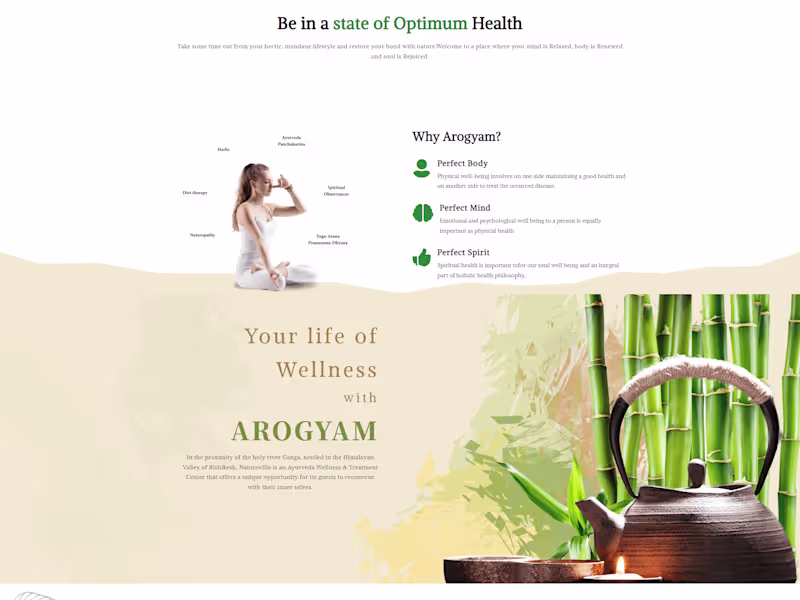 Cover image for Arogyam naturopathy & panchkarma center
