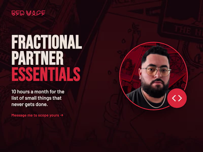 Cover image for Fractional Technical Partner: Essentials