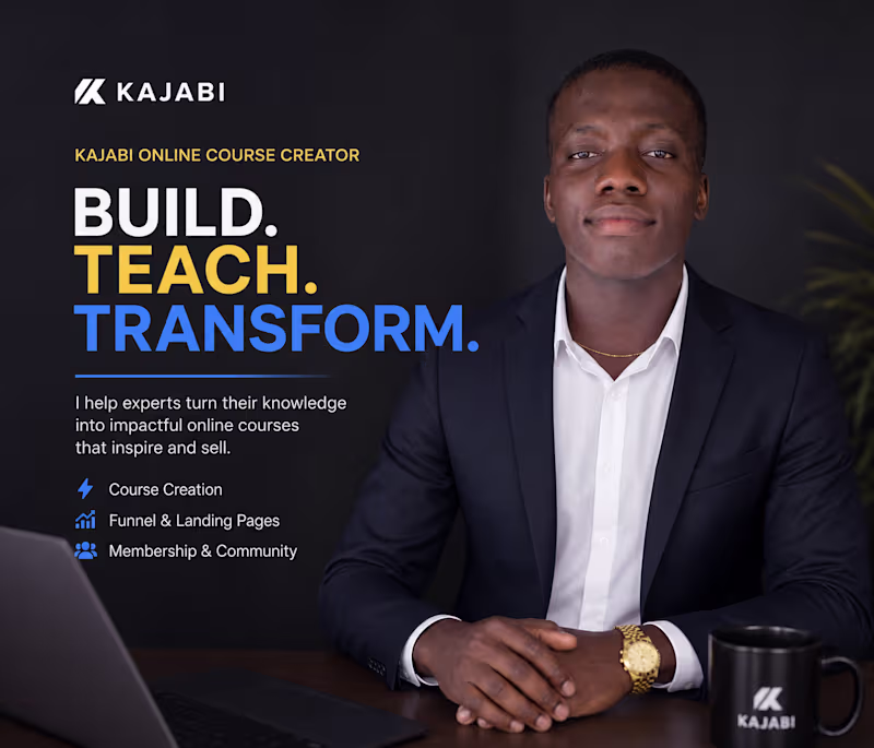 Cover image for Kajabi Course & Website Design Expert