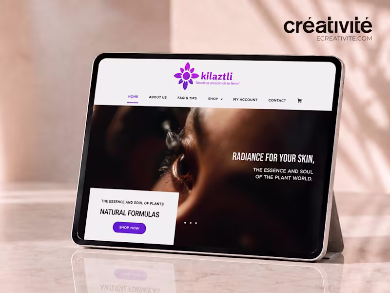 Cover image for Online store for organic products