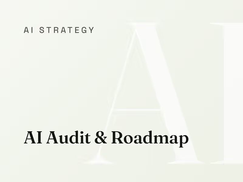 Cover image for AI Audit & Roadmap