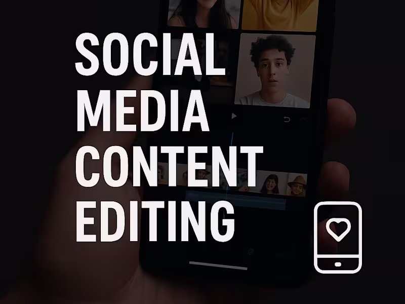 Cover image for Social Media Content Editing (TikTok/Reels)
