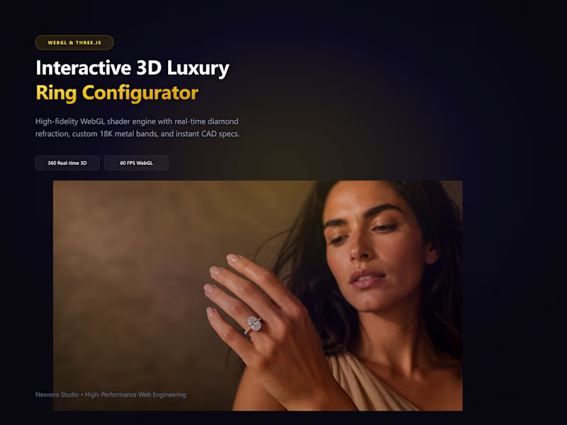 Cover image for Interactive 3D WebGL Product Configurator & Studio