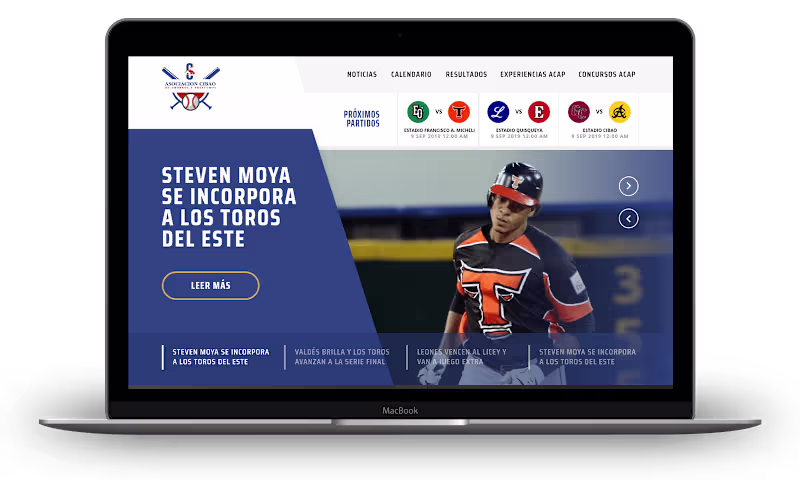 Cover image for Web Design | Pelota ACAP