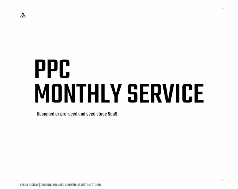 Cover image for PPC Monthly Service