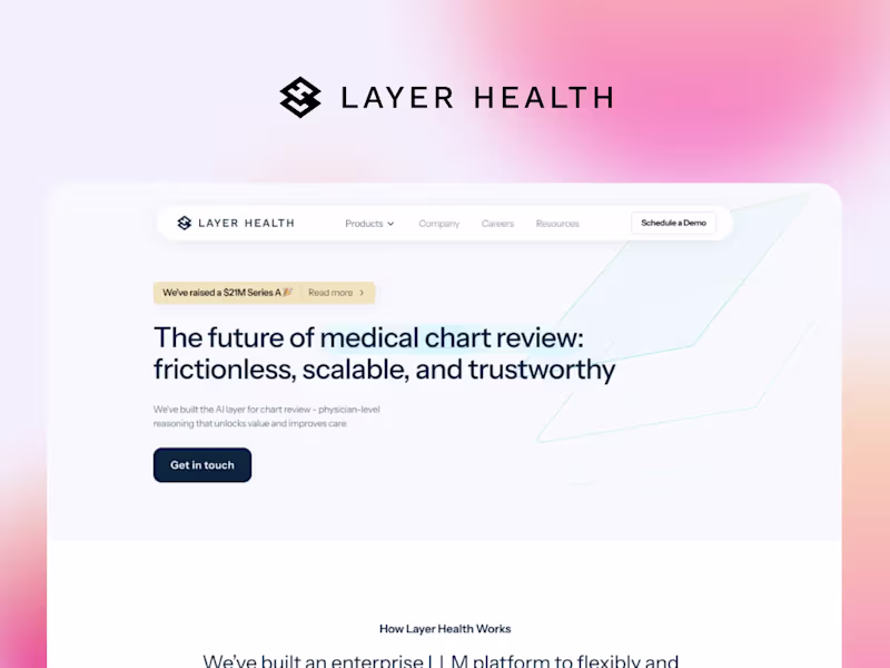 Cover image for The future of medical chart review: frictionless, scalable, and…