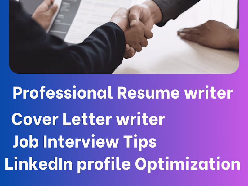 Cover image for Expert Resume Writer & Job Application Specialist