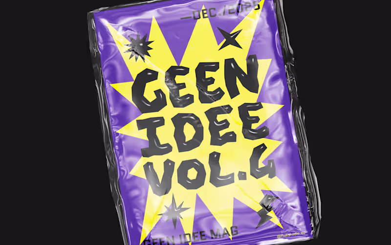 Cover image for Visual System Development for Geen Idee Magazine Vol. 4