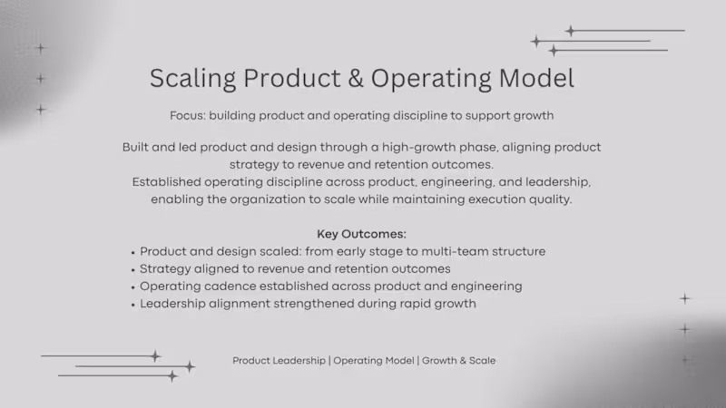 Cover image for Scaling Product