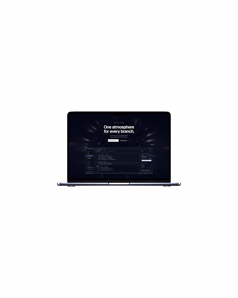 Cover image for Atmos: Developer Platform Website Concept