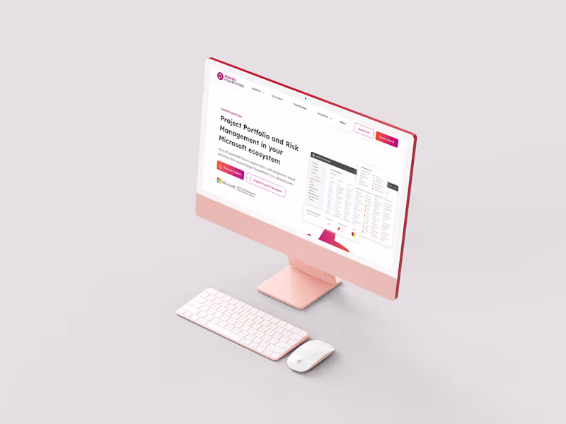 Cover image for Power Framework Landing Page Design