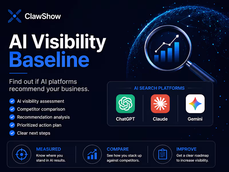 Cover image for AI Visibility Baseline — what AI actually says about your org