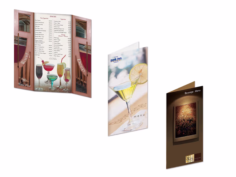 Cover image for Menu Card Design