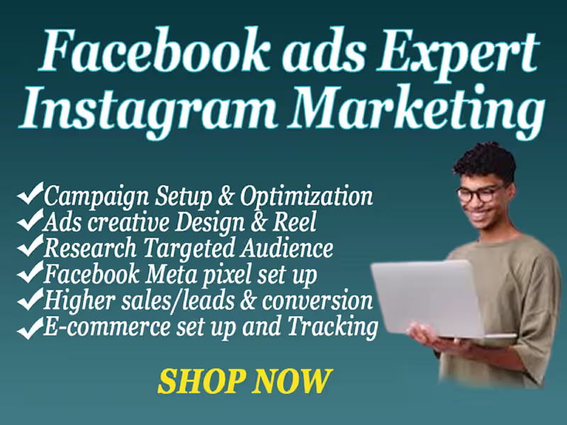 Cover image for Facebook ads Expert and Instagram Marketing
