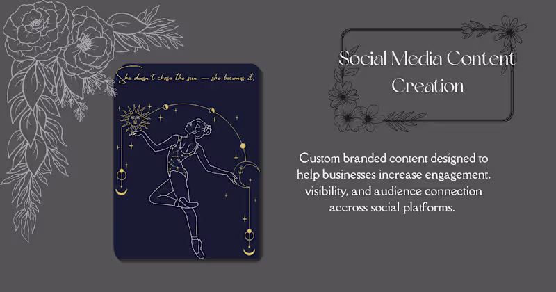 Cover image for Description:
Created custom branded social media