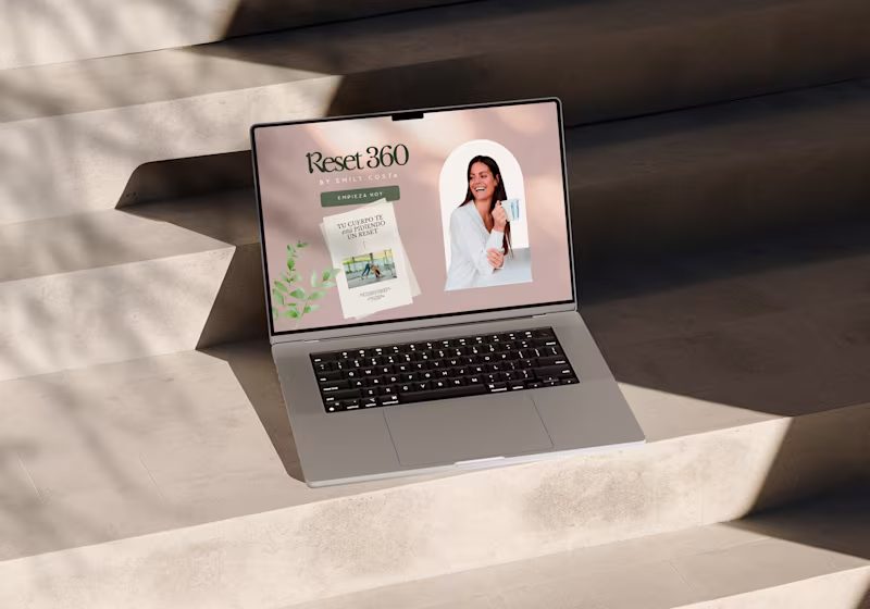 Cover image for Brand Identity and Sales Page Design for a wellness program