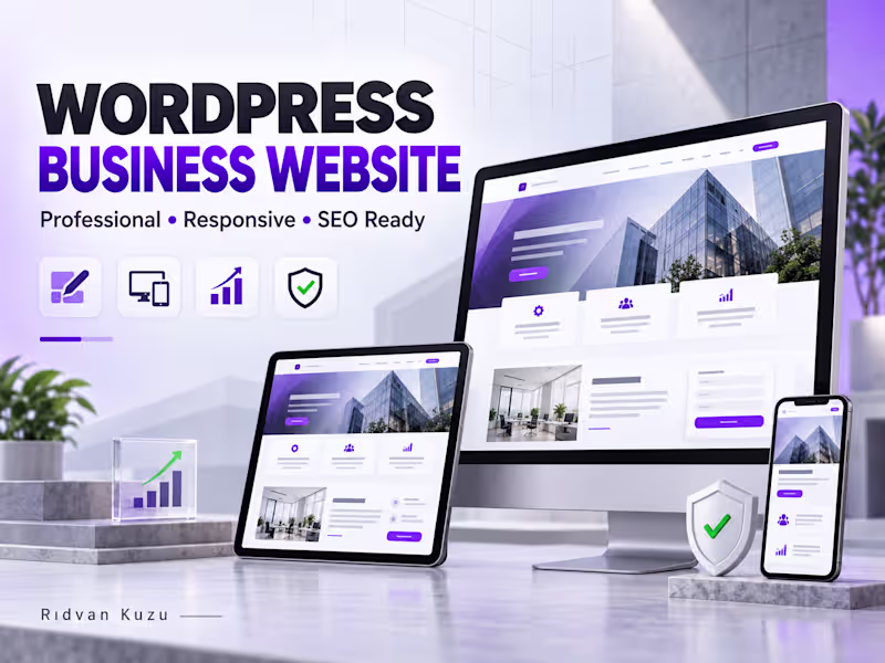Cover image for I will build a professional WordPress business website