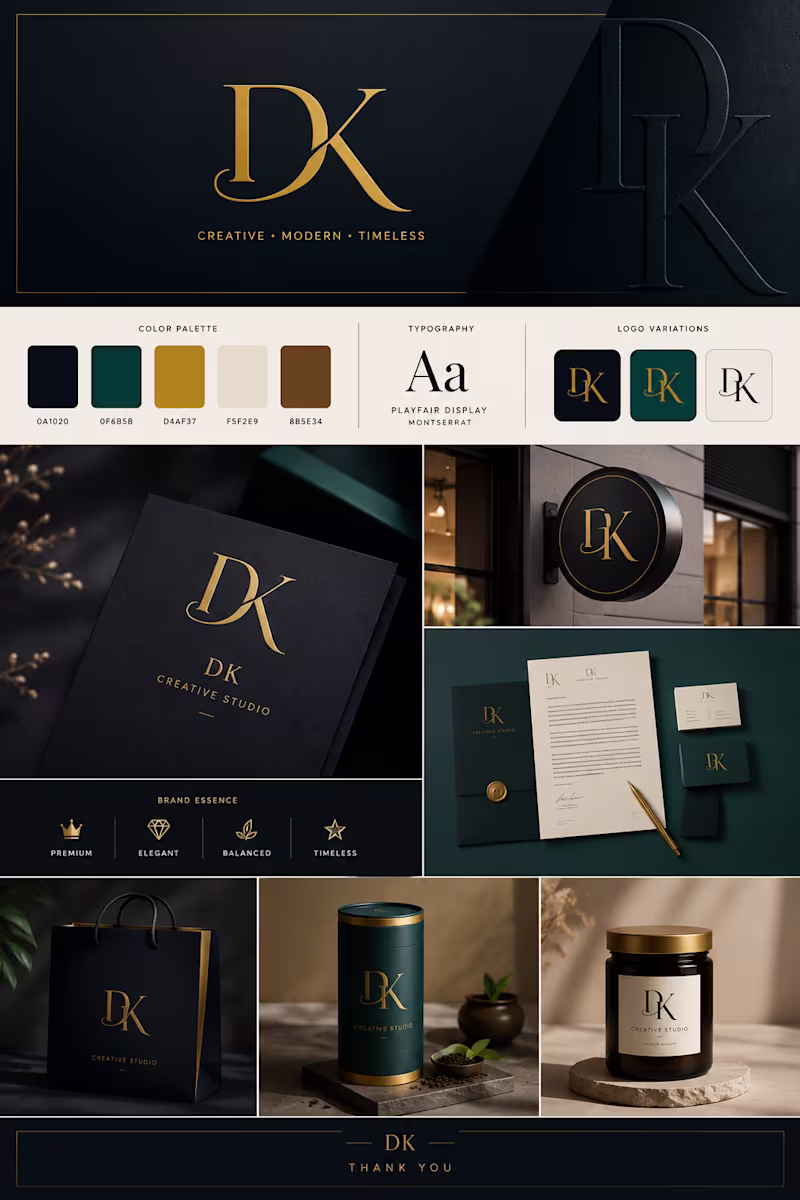 Cover image for Complete Brand Identity & Luxury Packaging