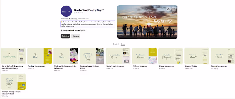 Cover image for Client Deliverables-
-Custom-designed Pinterest banner &