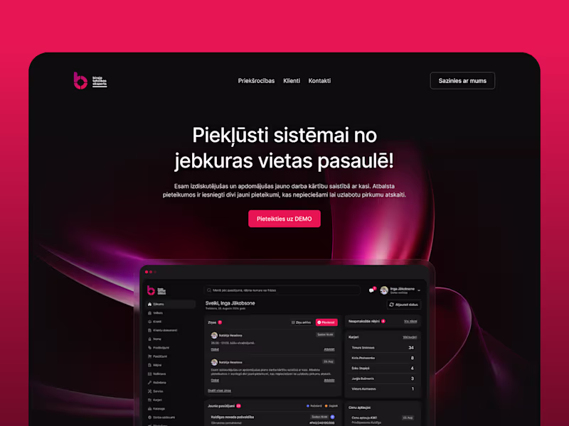 Cover image for Custom CRM Platform and Framer website