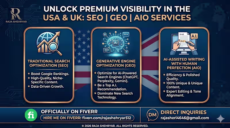 Cover image for Need High-Quality SEO, GEO, or