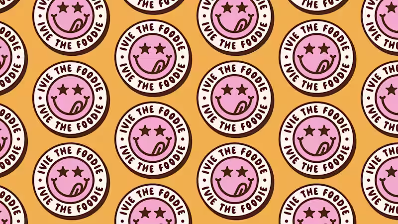 Cover image for Visual brand identity design for a food influencer