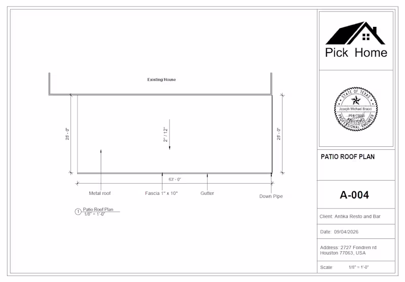 Cover image for Commercial Deck & Covered Patio