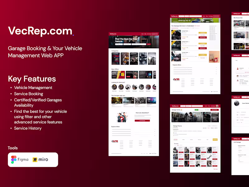 Cover image for Website Design for VecRep.com