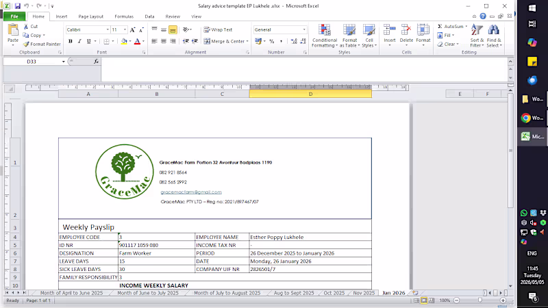 Cover image for Pay slip creation and admin