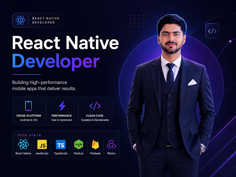 Cover image for I will build a React Native Android app with custom UI