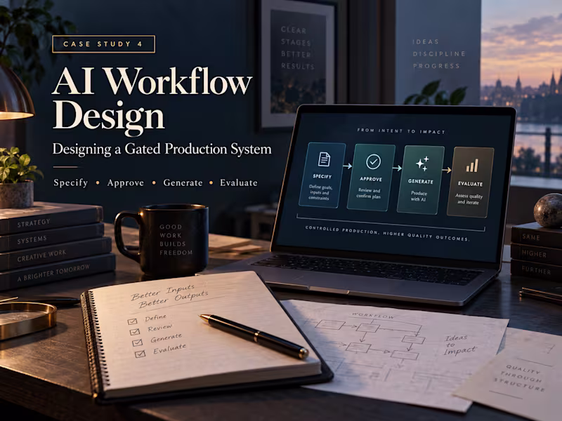 Cover image for Gated AI Workflow Design for Long-Form Research