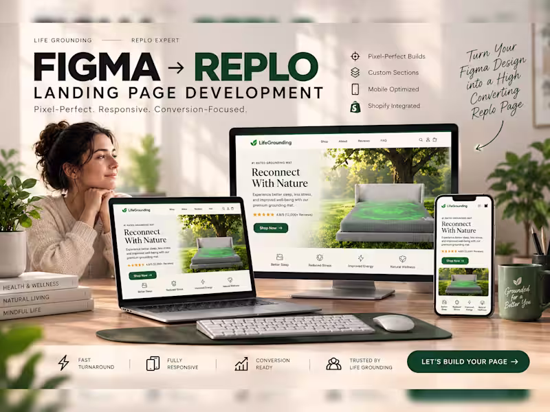 Cover image for Figma to Replo Page Development