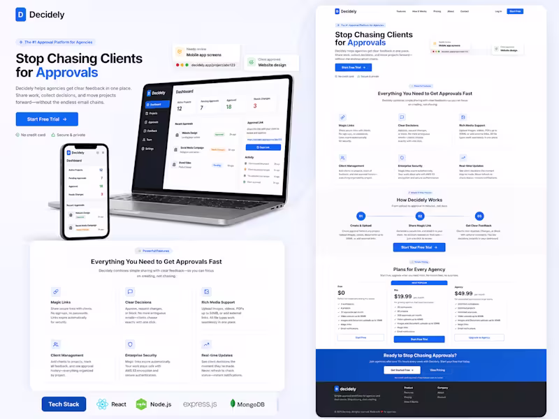 Cover image for Decidely is a simple approval