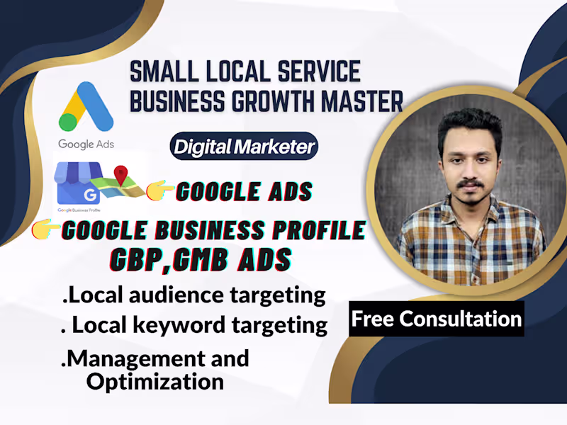 Cover image for GBP/GMB Google Ads for Local Services – (1-Month Support)