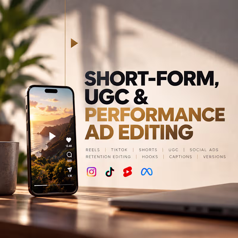 Cover image for SHORT-FORM & UGC EDITING