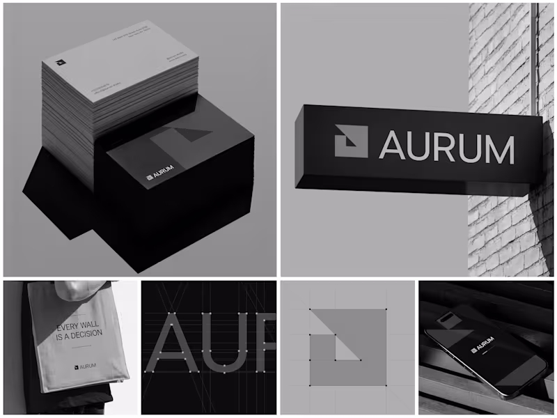 Cover image for Aurum - Brand Identity System
When