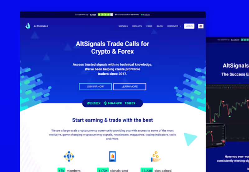Cover image for AltSignals: Webflow, CRM and Telegram Subscription Platform