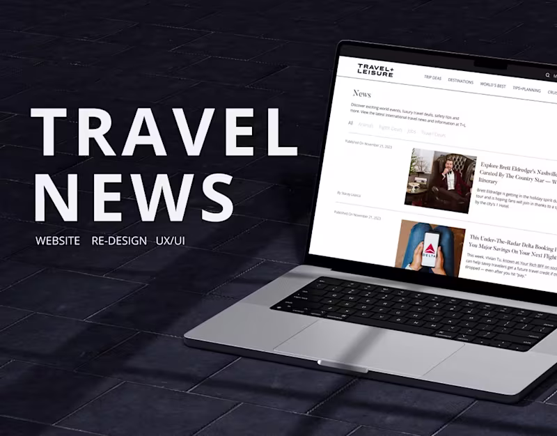 Cover image for News website (re-design)