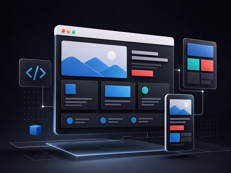 Cover image for React & Tailwind Static Website Development