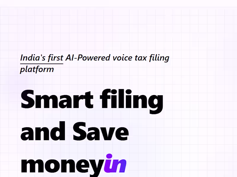 Cover image for Tax Hummer | India’s first AI-Powered tax and financial service…