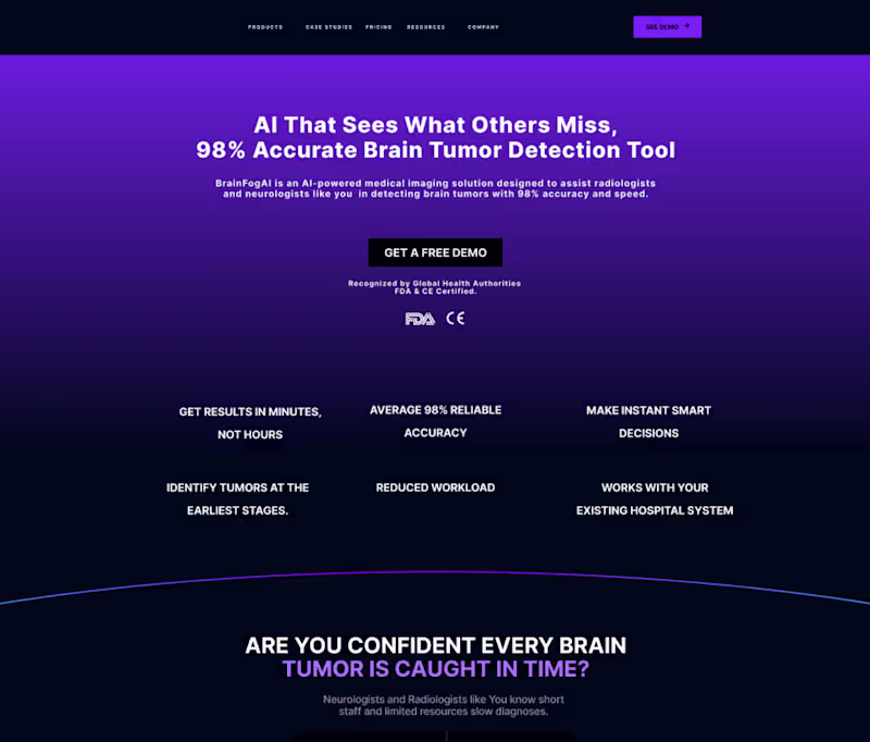 Cover image for Brainfog AI Landing Page Copy: