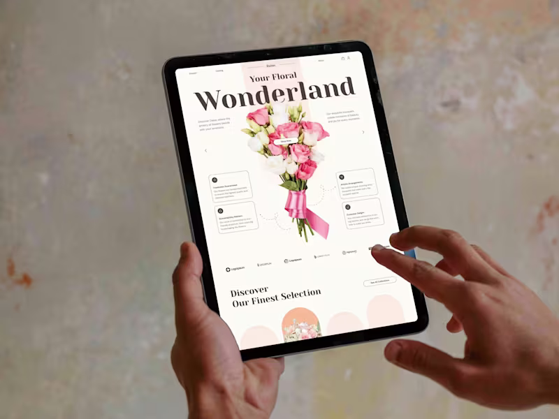 Cover image for Flower Shop template