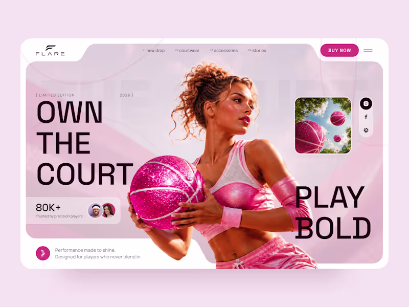 Cover image for FLARE — Bold Basketball Courtwear